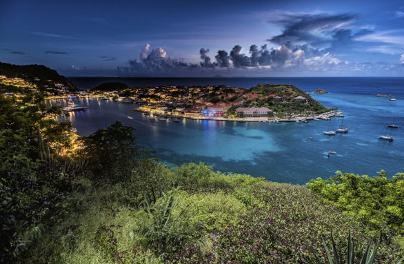 Gustavia, Wall-House, yachts, day to night, experimental photography about St. Barth's